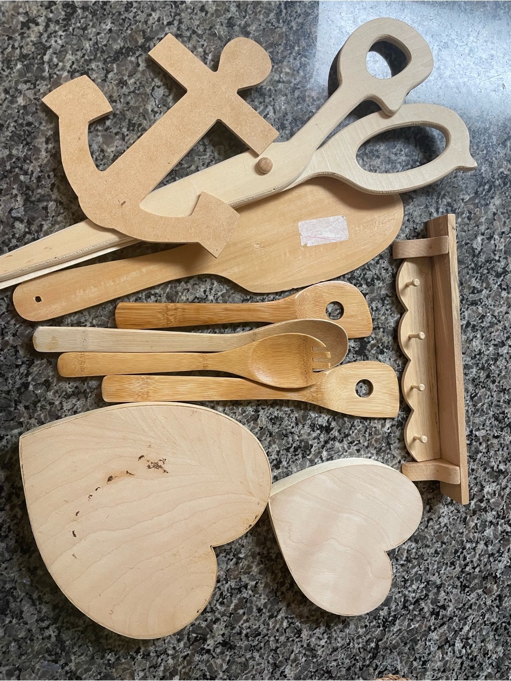 Unbranded Light Wood Mixed Media Home Art Set - Natural Beige